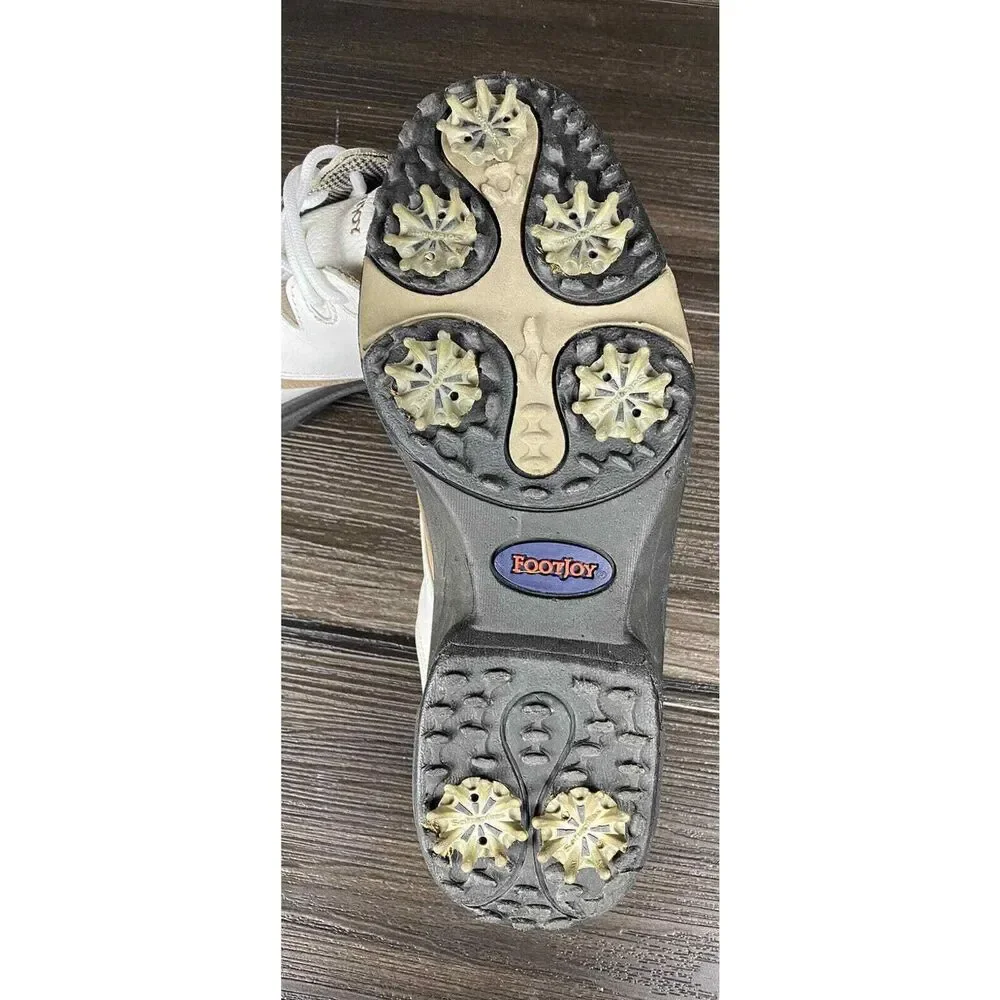 FootJoy Golf Shoes Women's Size‎ White/Beige 98315 7.5 Narrow